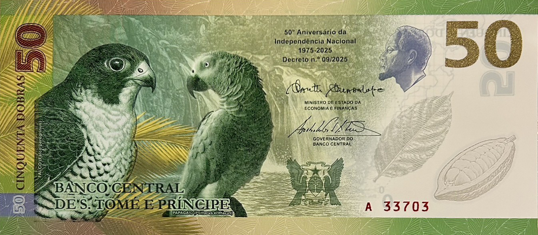 PolySecure® Used for São Tomé and Príncipe’s 50 Dobra Commemorative Banknote